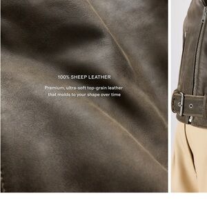 Quince Brown Leather Jacket